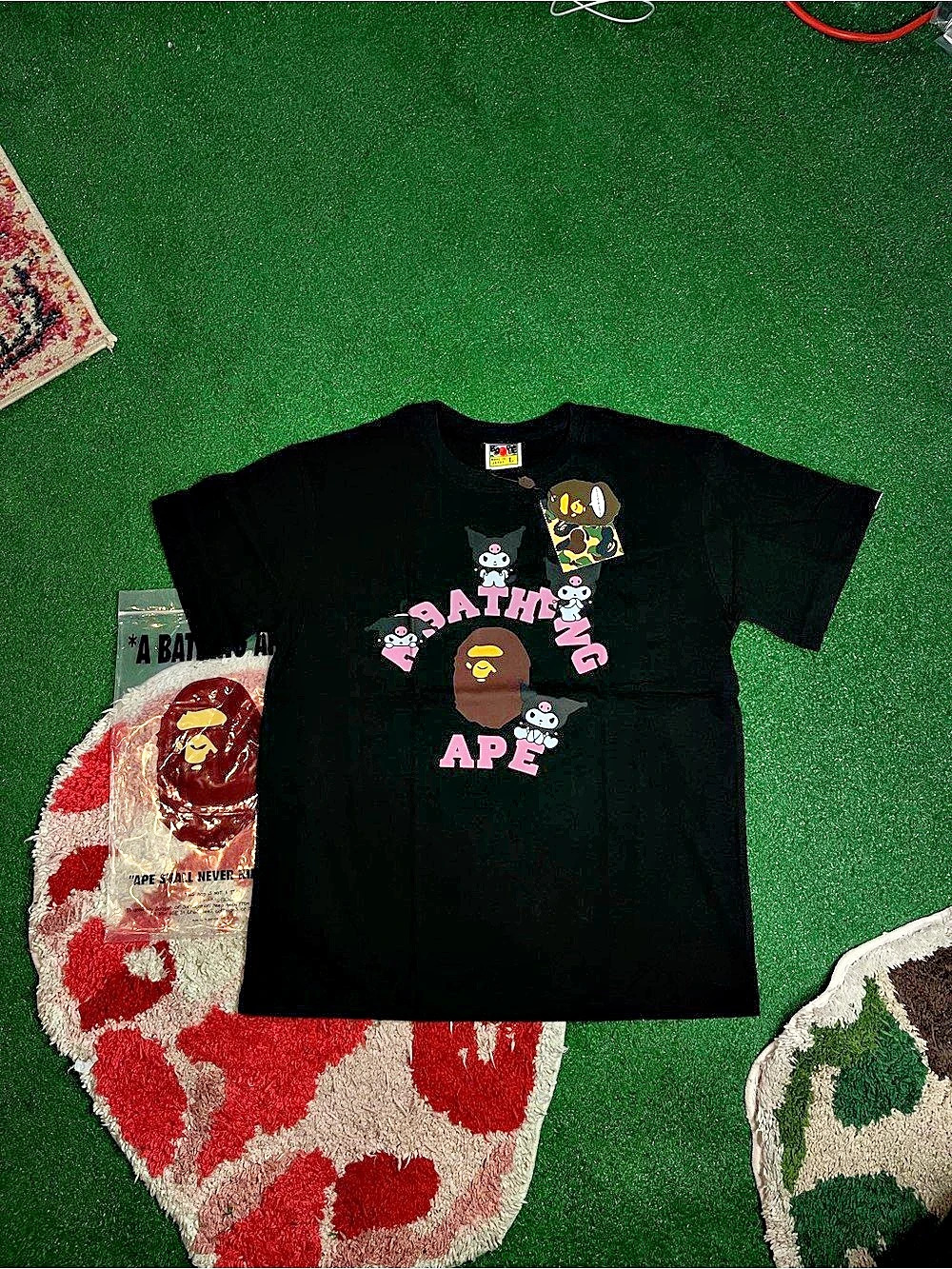 A Bathing Ape BAPE x Sanrio Characters Kuromi Tee Black